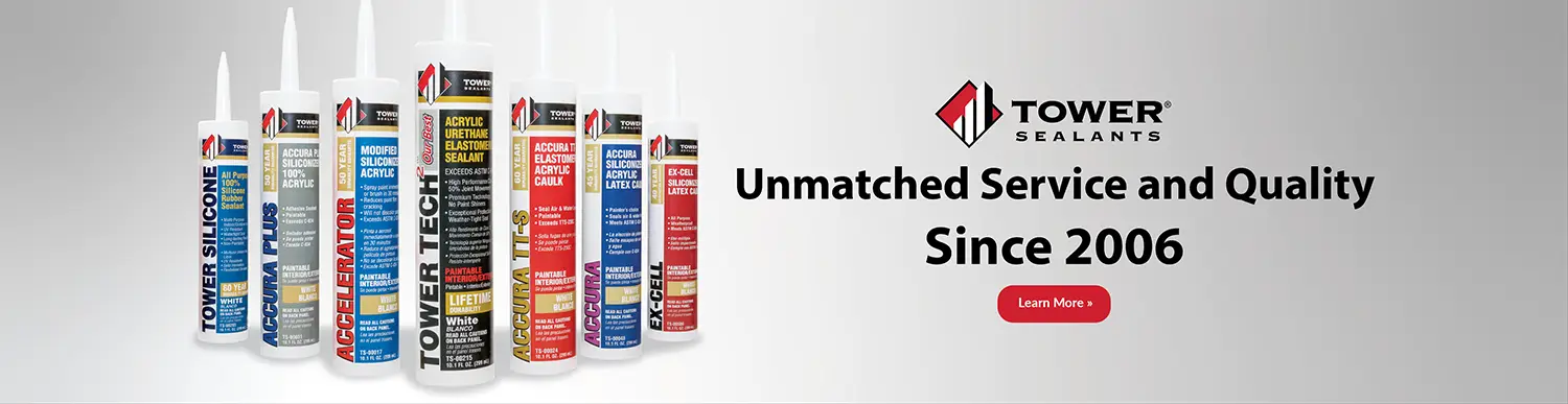 Slider: Tower Sealants Unmatched Service and Quality Since 2006