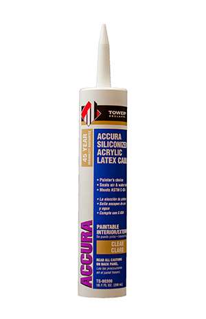 Product image of a tube of ACCURA caulk