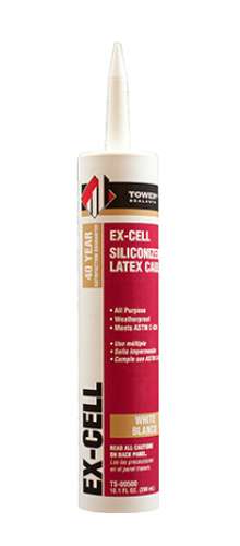 Ex-Cell Silicone Latex Caulk Tube