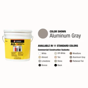 Au 1 commercial pail aluminum gray