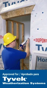 Tower residential sealant install example