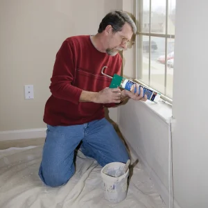 Tower silicone tube application window